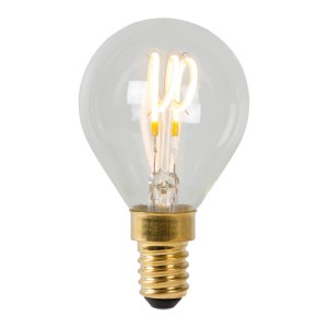 Лампа светодиодная диммируемая Lucide E14 3W 2700K прозрачная 49046/03/60