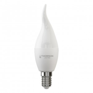 Лампа светодиодная Thomson E14 6W 4000K свеча на ветру матовая TH-B2026